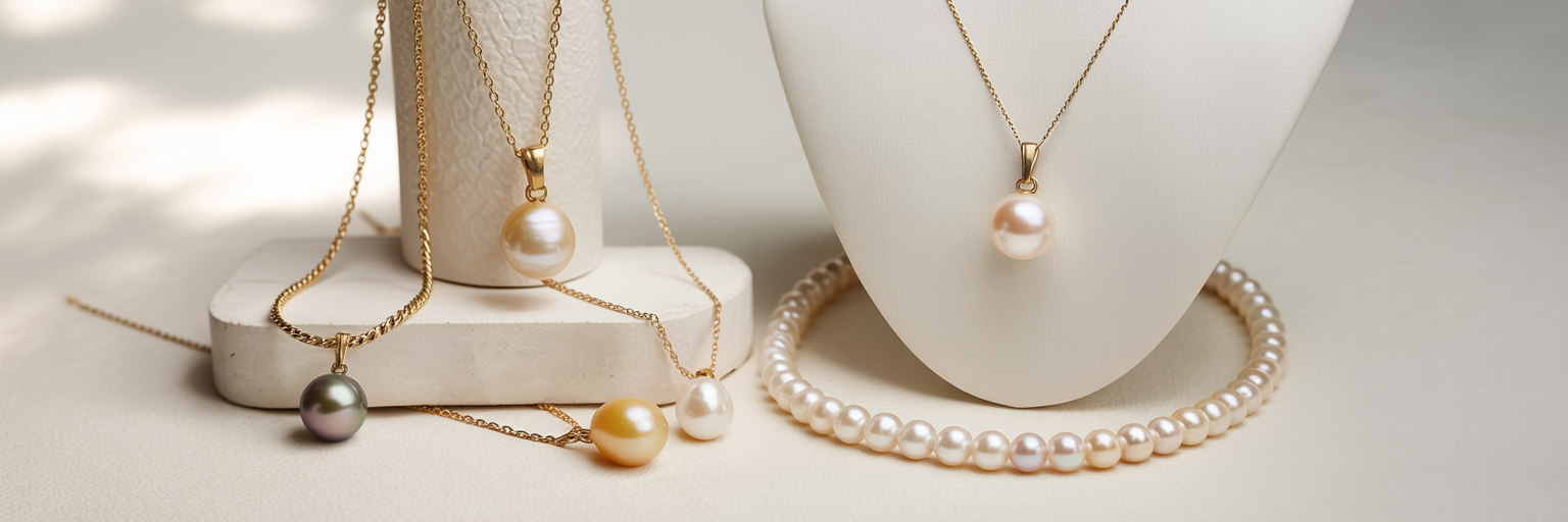 Pearl And Gold Necklaces