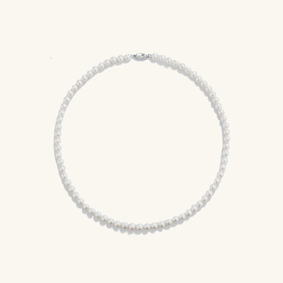 Charming Freshwater Pearl Strand Necklace 6-6.5mm 18" - JESCOJES