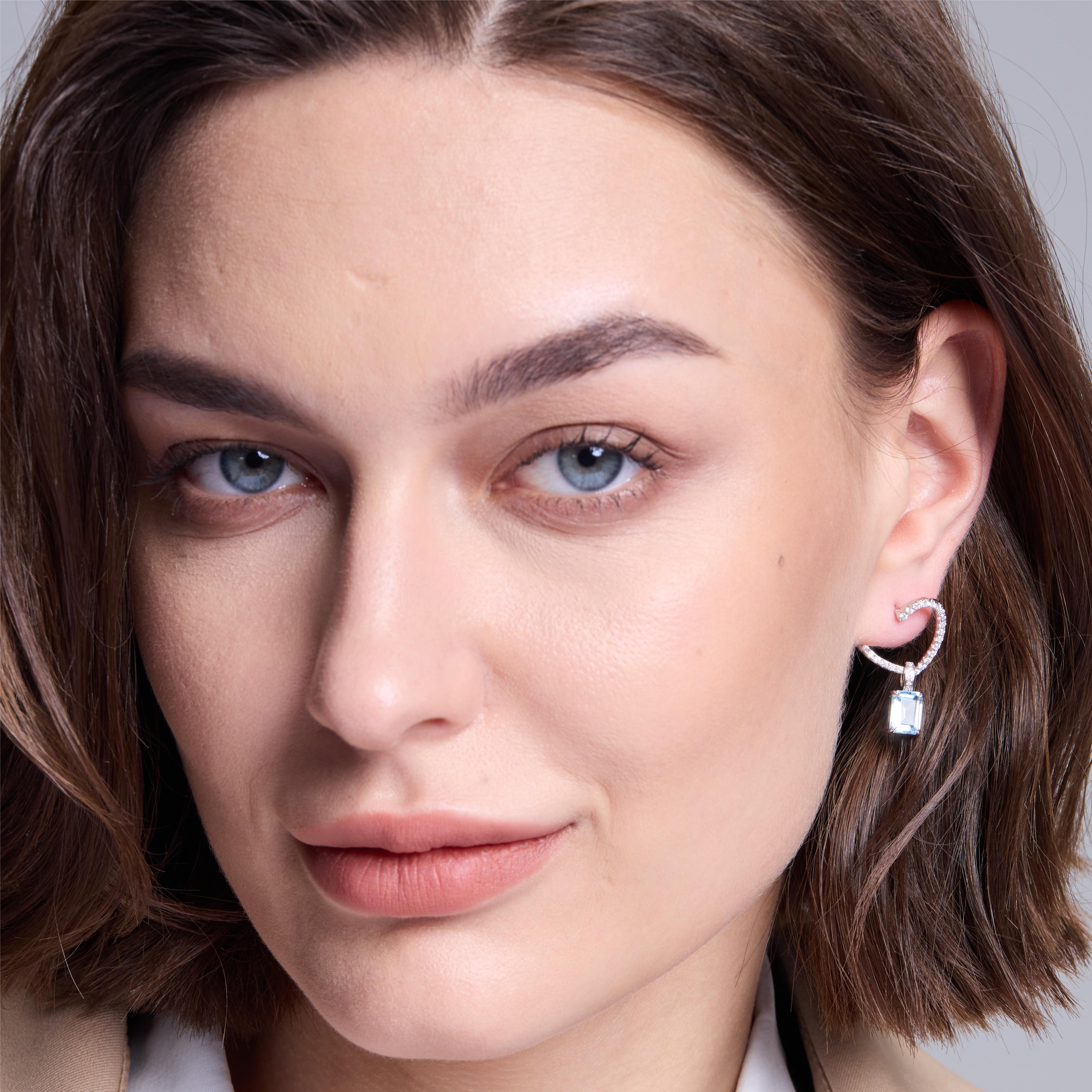 Tranquility Blue Drop Earrings - JESCOJES