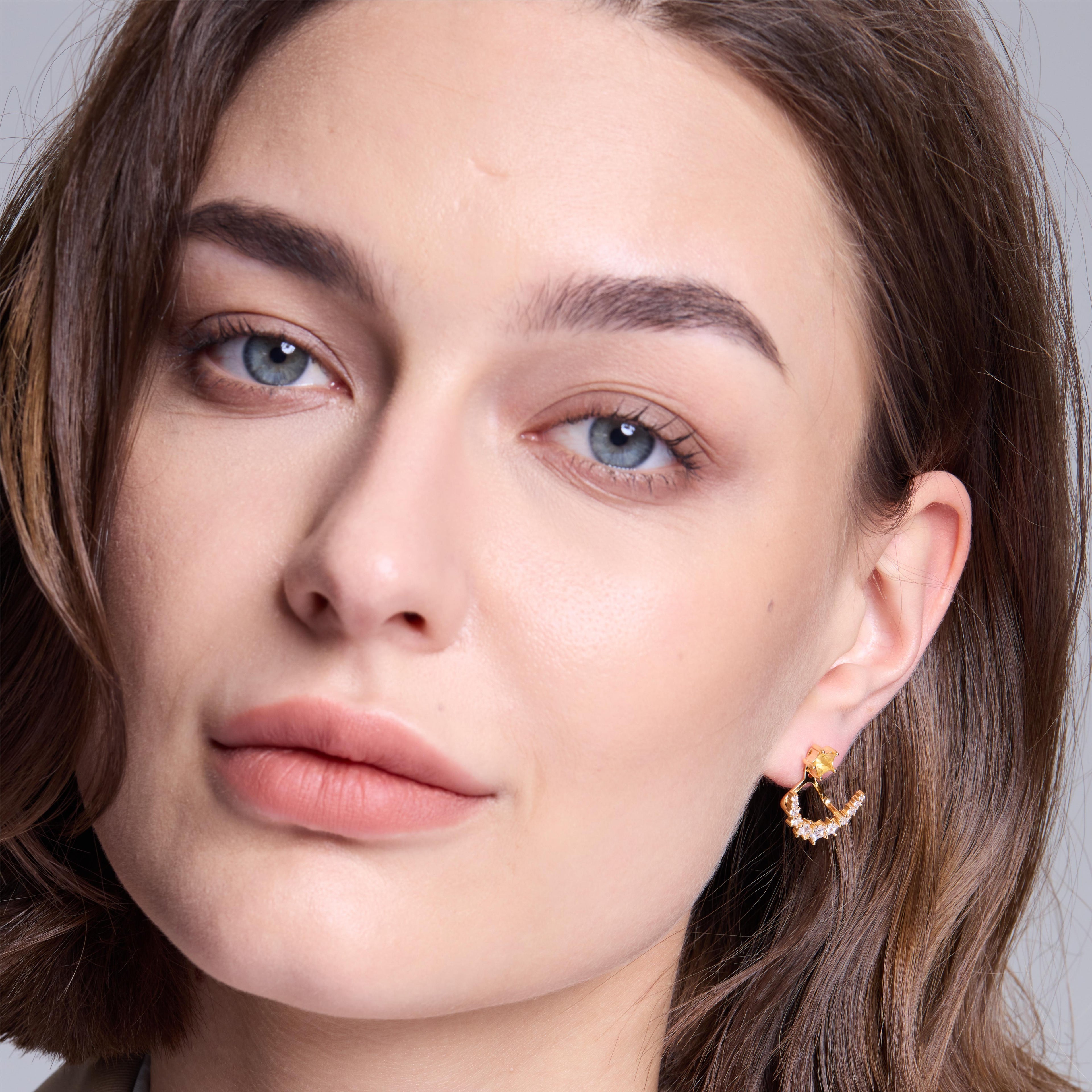 Romantic Starry Sky Stud Earrings - JESCOJES