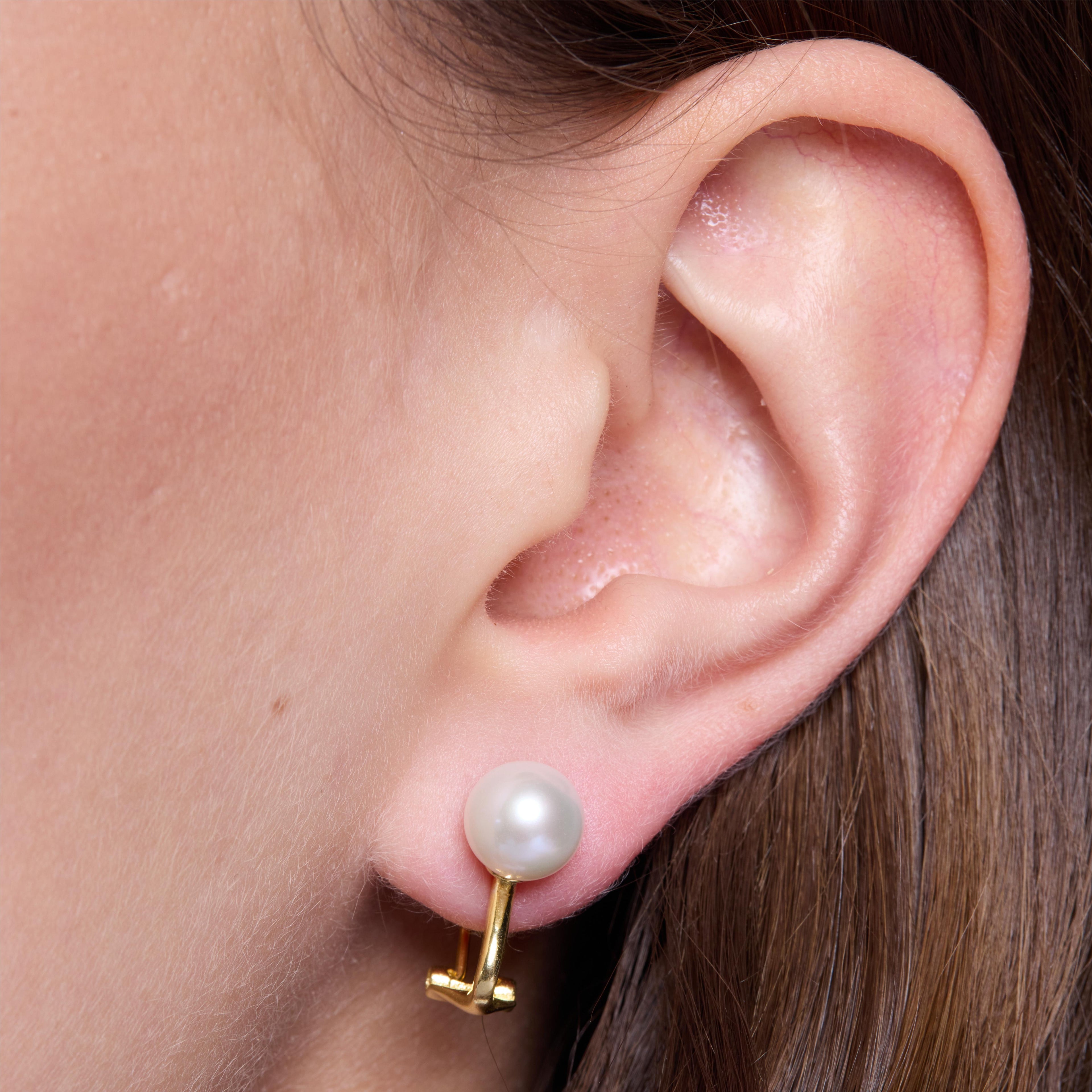 Charming Freshwater Pearl Clip-on Earrings - JESCOJES
