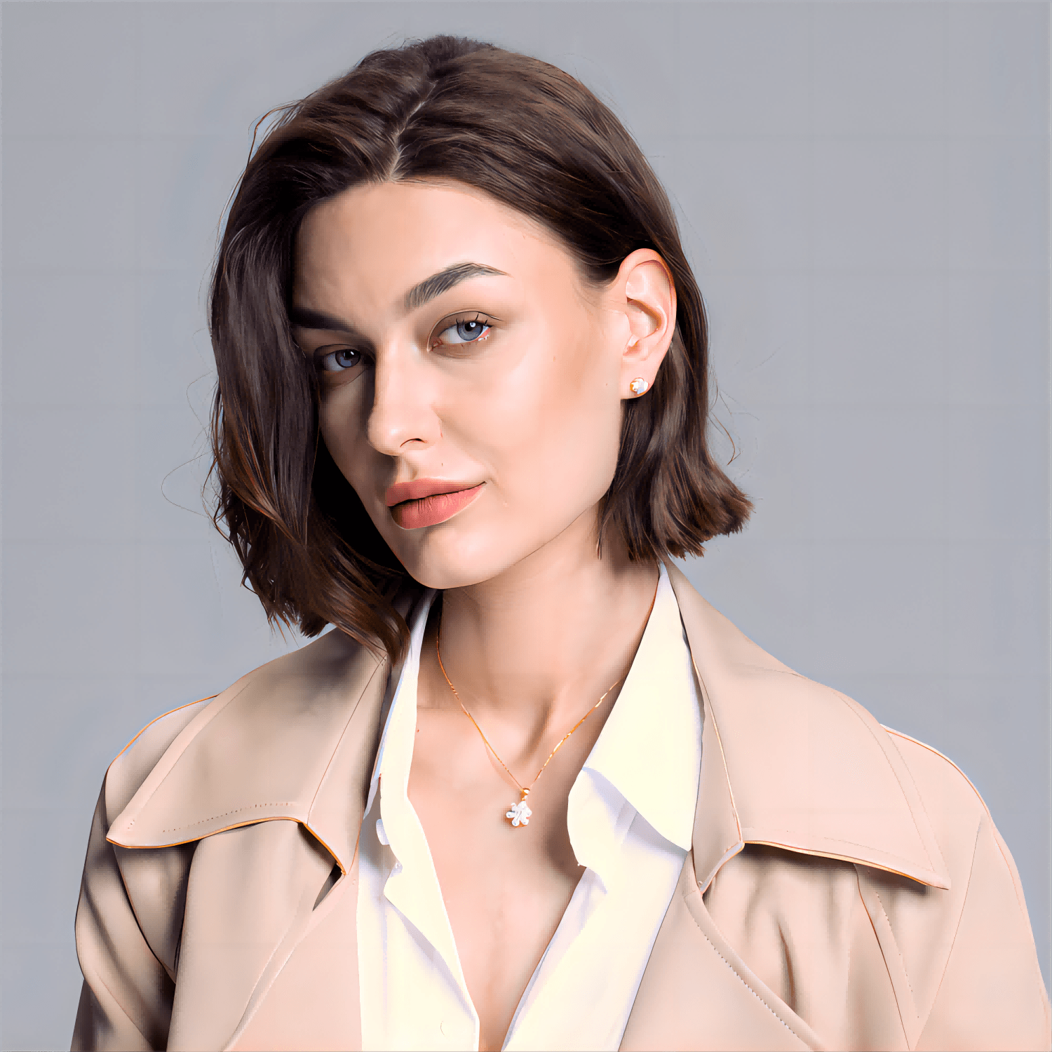 Premium Moissanite Romantic Flower Pendant Necklace - JESCOJES