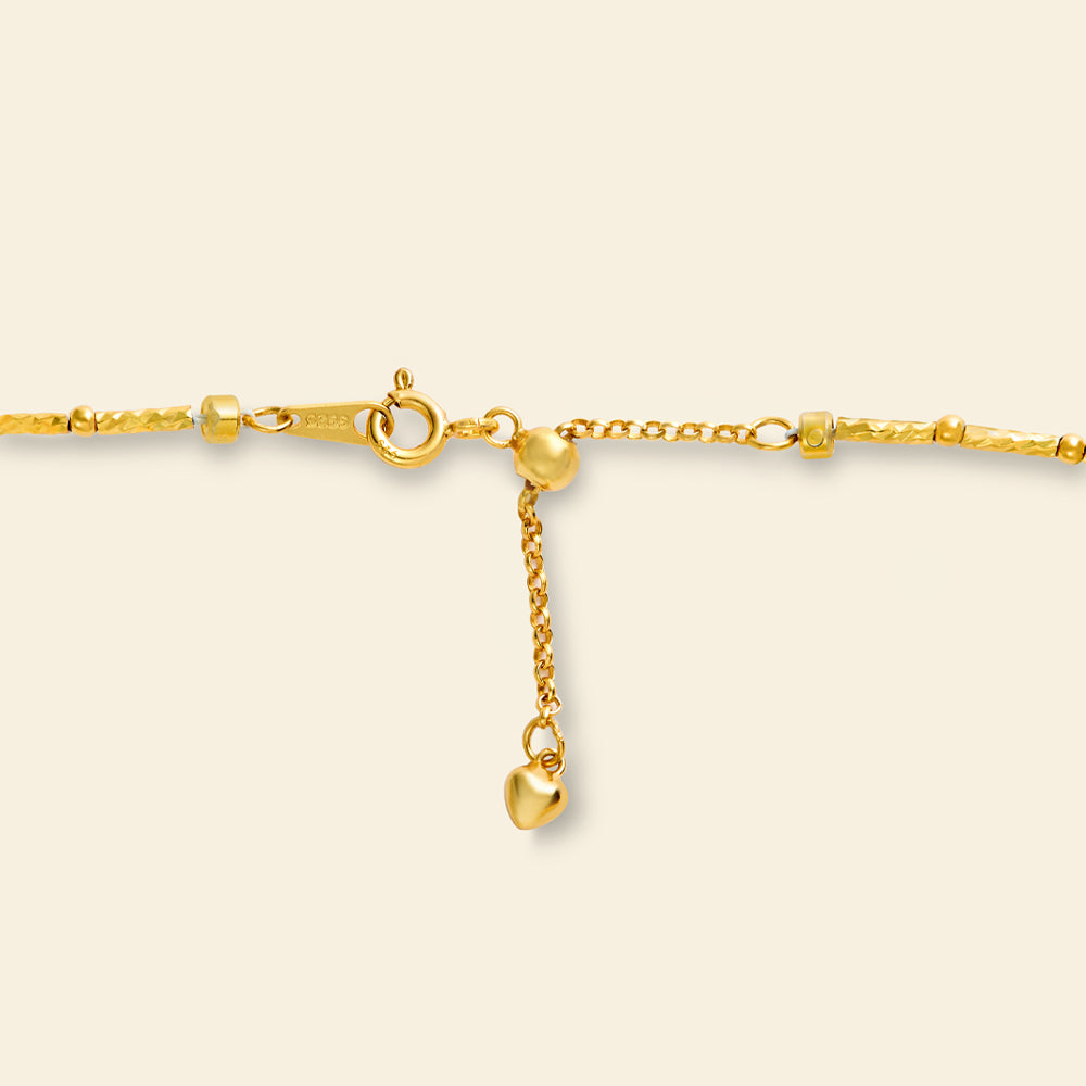 JESCOJES Golden AAAA Pearl Bracelet