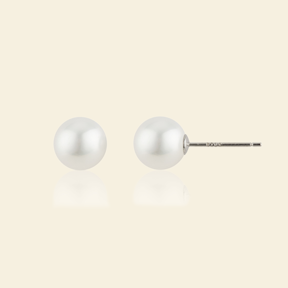JESCOJES Elegance AAA Freshwater Pearl Stud Earrings