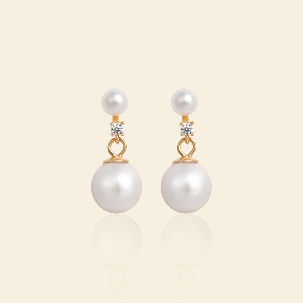 JESCOJES Luminous AAAA Pearl Earrings