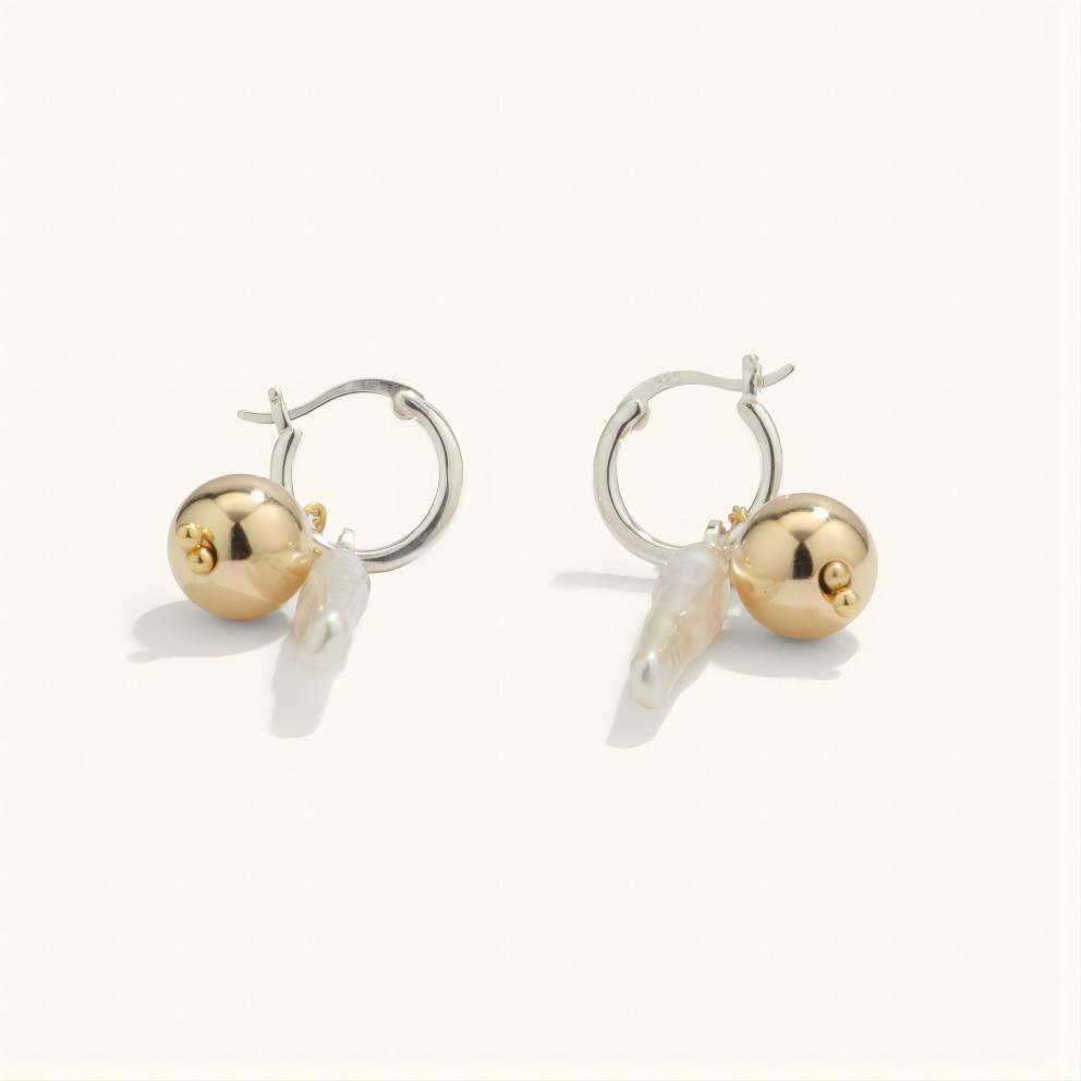 Romantic Baroque Pearl Drop Earrings - JESCOJES