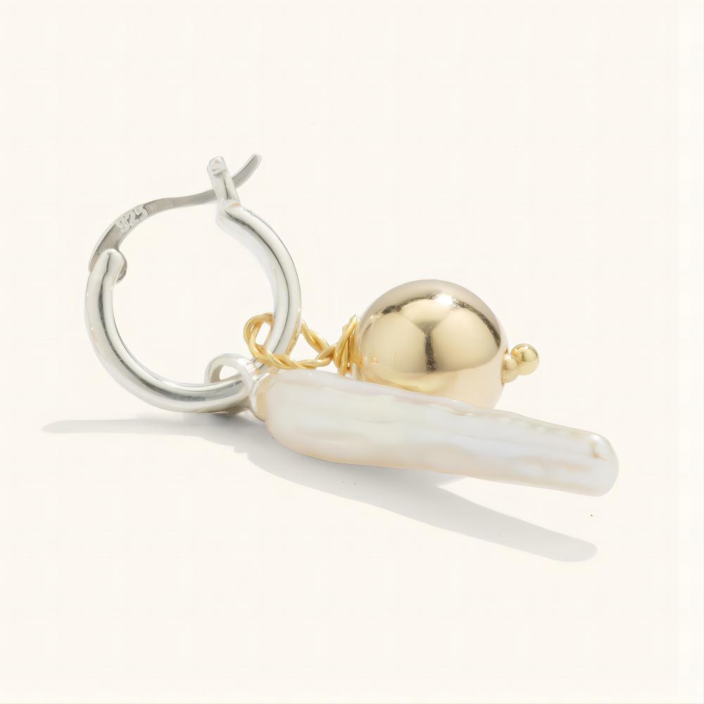 Romantic Baroque Pearl Drop Earrings - JESCOJES