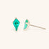 Dainty Kite Cut Premium Gemstone Stud Earrings - JESCOJES