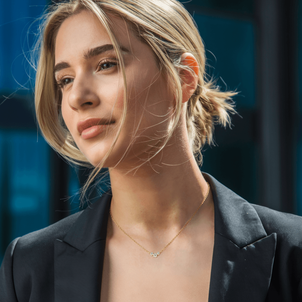 Charming Smile Premium Moissanite Pendant Necklace - JESCOJES