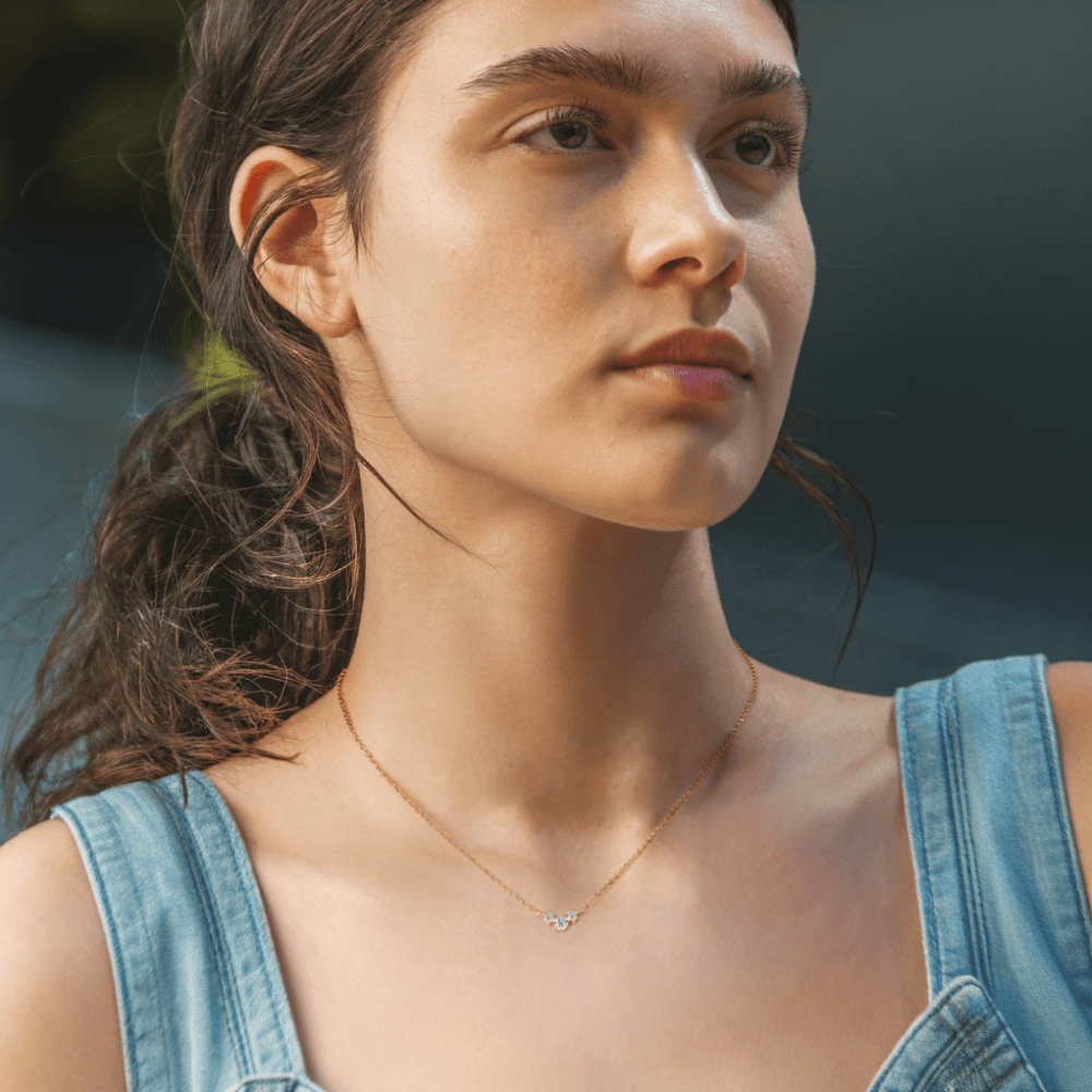 Charming Smile Premium Moissanite Pendant Necklace - JESCOJES