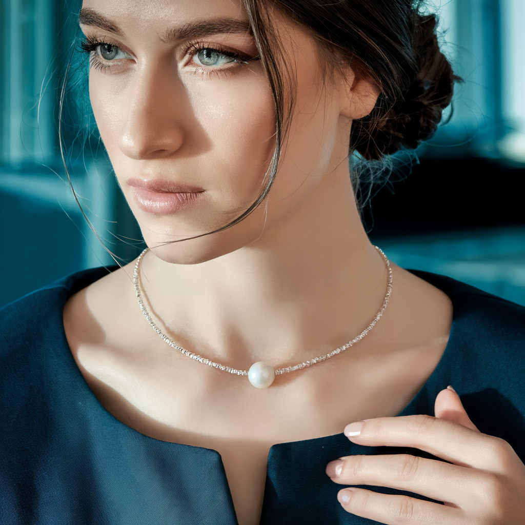 JESCOJES Chic AAA Pearl Strand Necklace