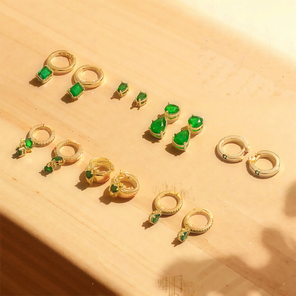 JESCOJES Emerald Earrings