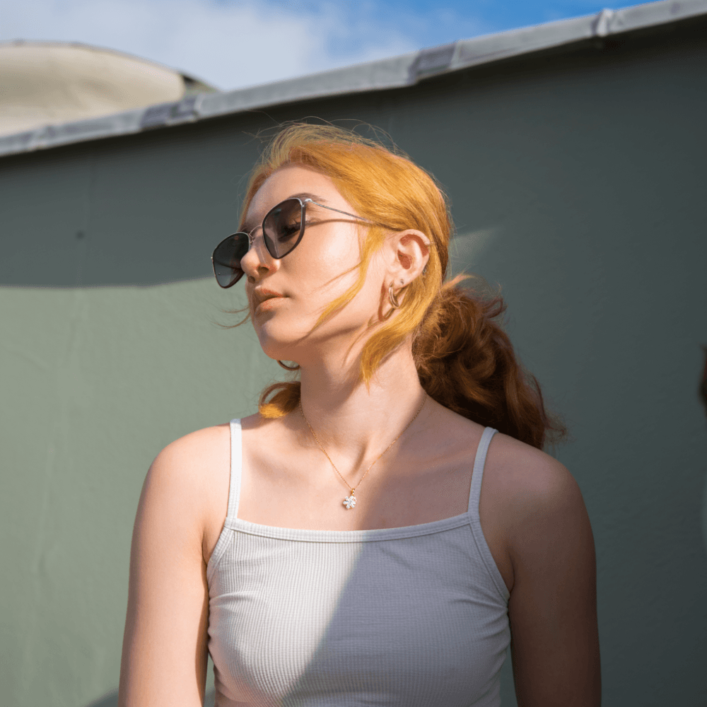 Premium Moissanite Romantic Flower Pendant Necklace - JESCOJES