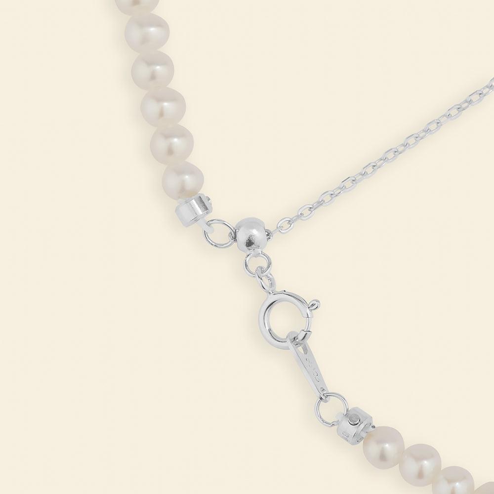 Charming Freshwater Pearl Strand Necklace 3.5-4mm 16"-18" - JESCOJES