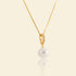 JESCOJES Shining AAAA Freshwater Pearl Pendant Necklace
