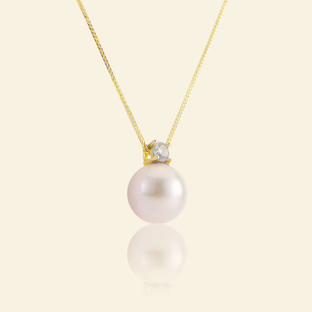 JESCOJES Noble AAAA Freshwater Pearl Pendant Necklace