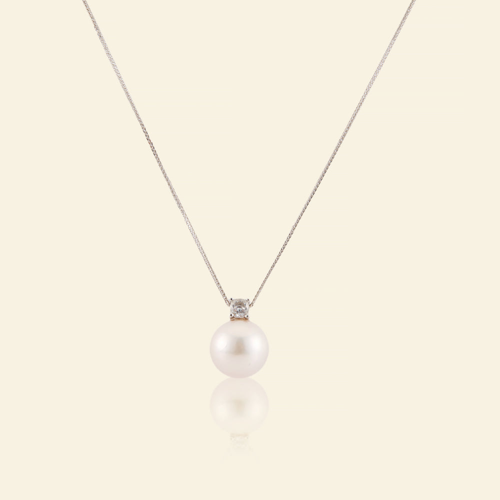 JESCOJES Noble AAAA Freshwater Pearl Pendant Necklace