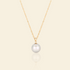 JESCOJES 18K Gold AAAA Pearl Vogue Pendant Necklace
