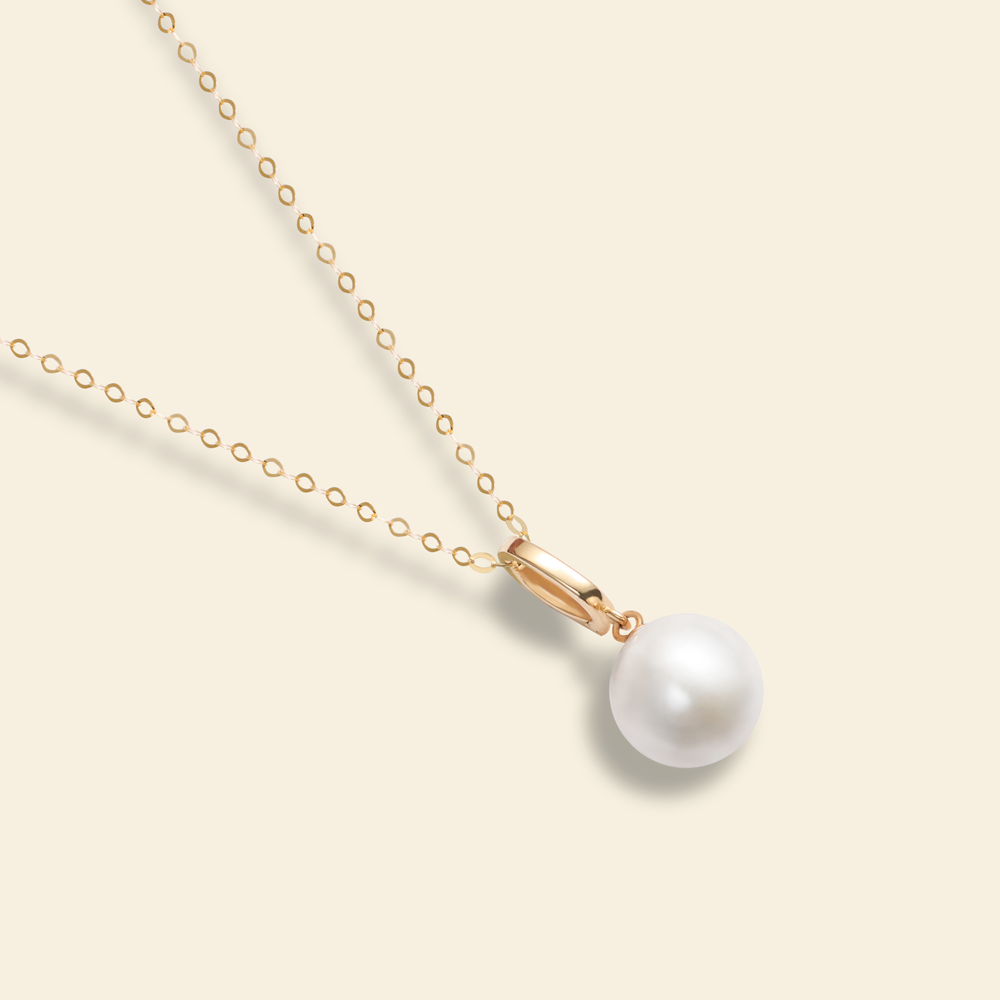 JESCOJES Elegant Pearl Pendant Necklace