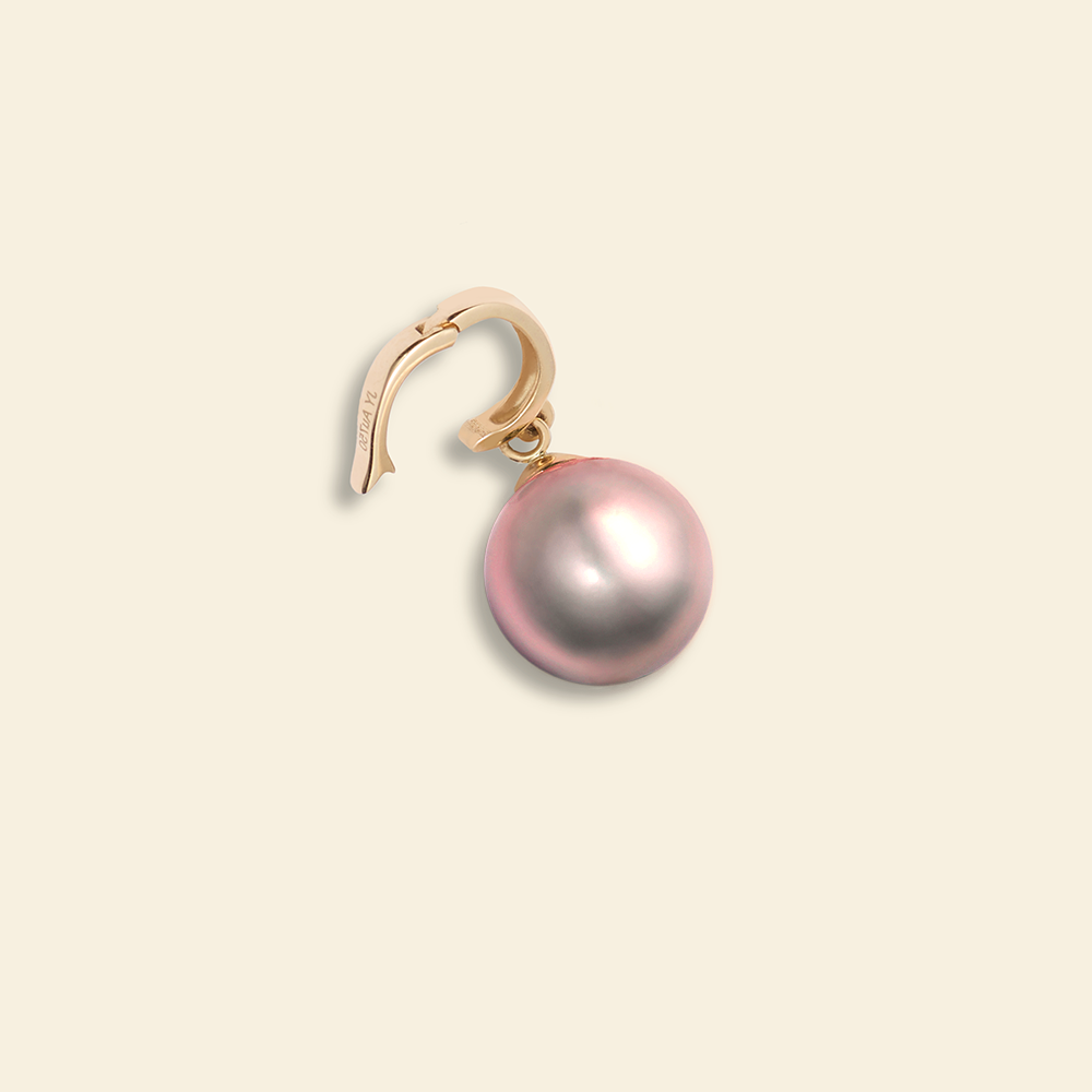 JESCOJES Elegant Pearl Pendant Necklace - Violet