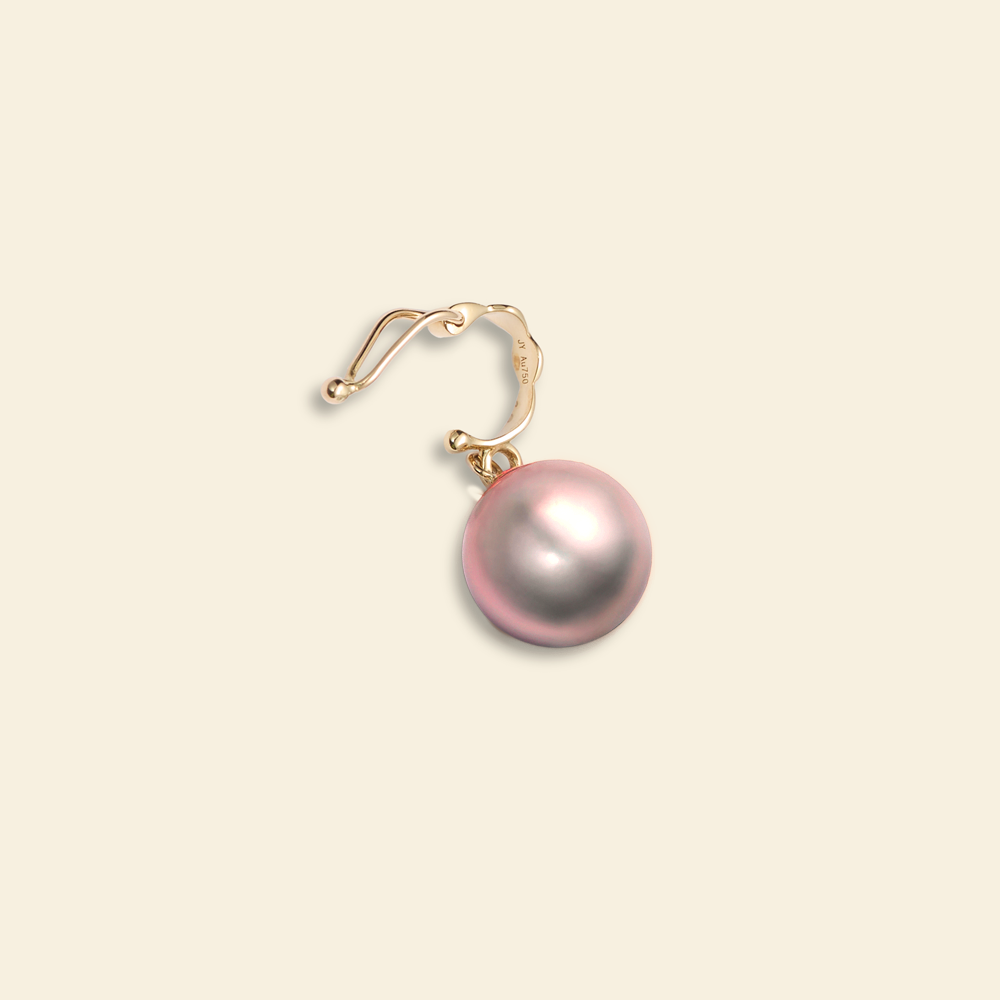 JESCOJES Noble Pearl Pendant Necklace - Violet