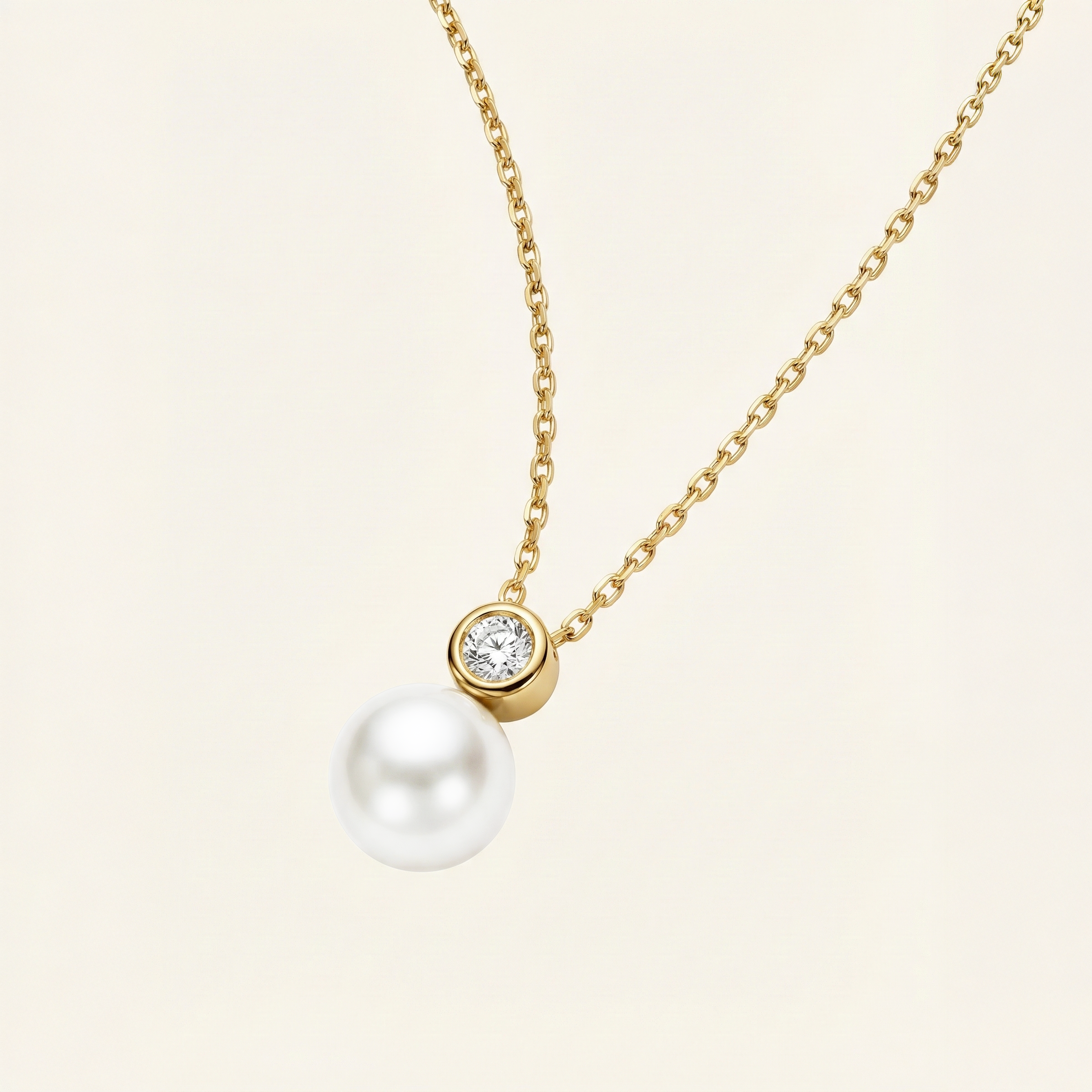 JESCOJES Romantic AAAA Pearl Pendant Necklace