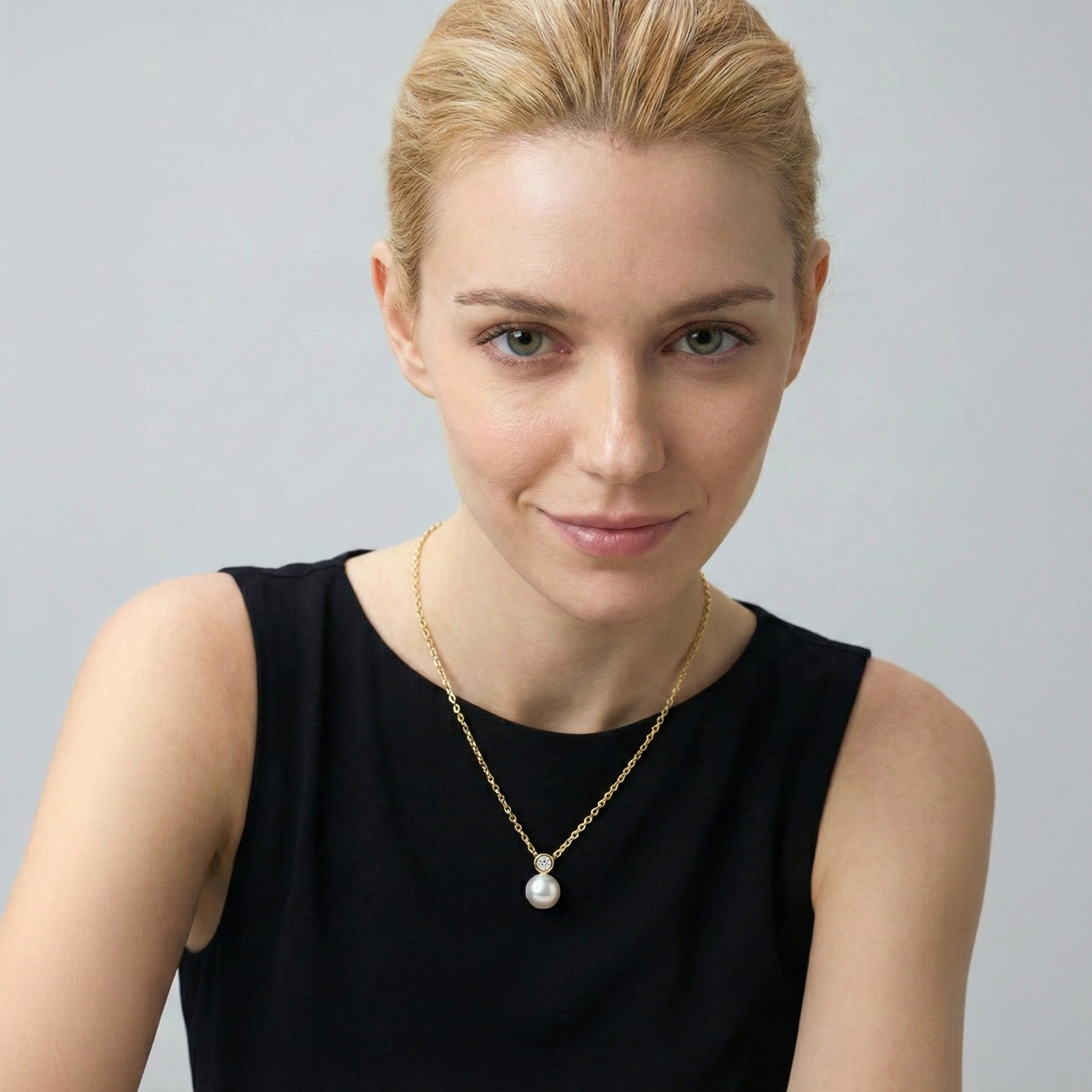 JESCOJES Romantic AAAA Pearl Pendant Necklace