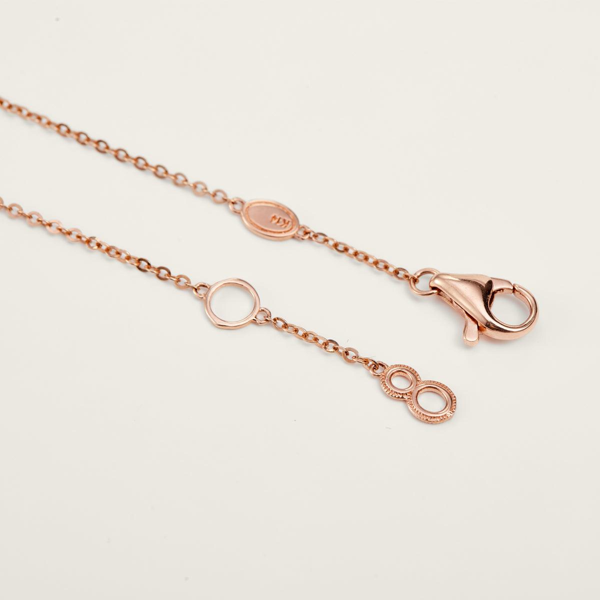 Dreamy Butterfly Rose Gold Pendant Necklace - JESCOJES