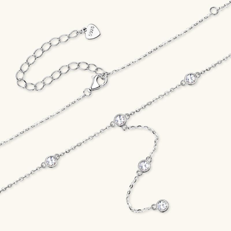 Grace Premium Moissanite Lariat Necklace - JESCOJES