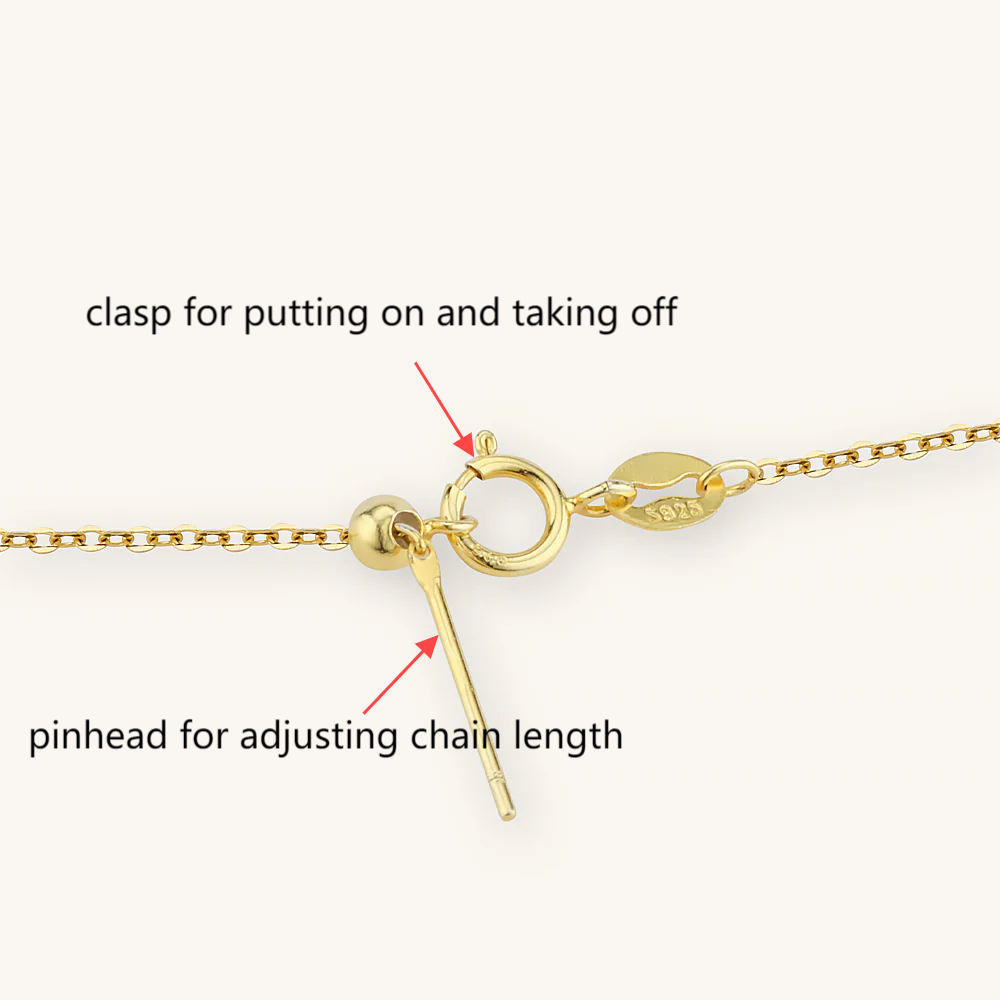 S925 Needle Clasp & Pinhead