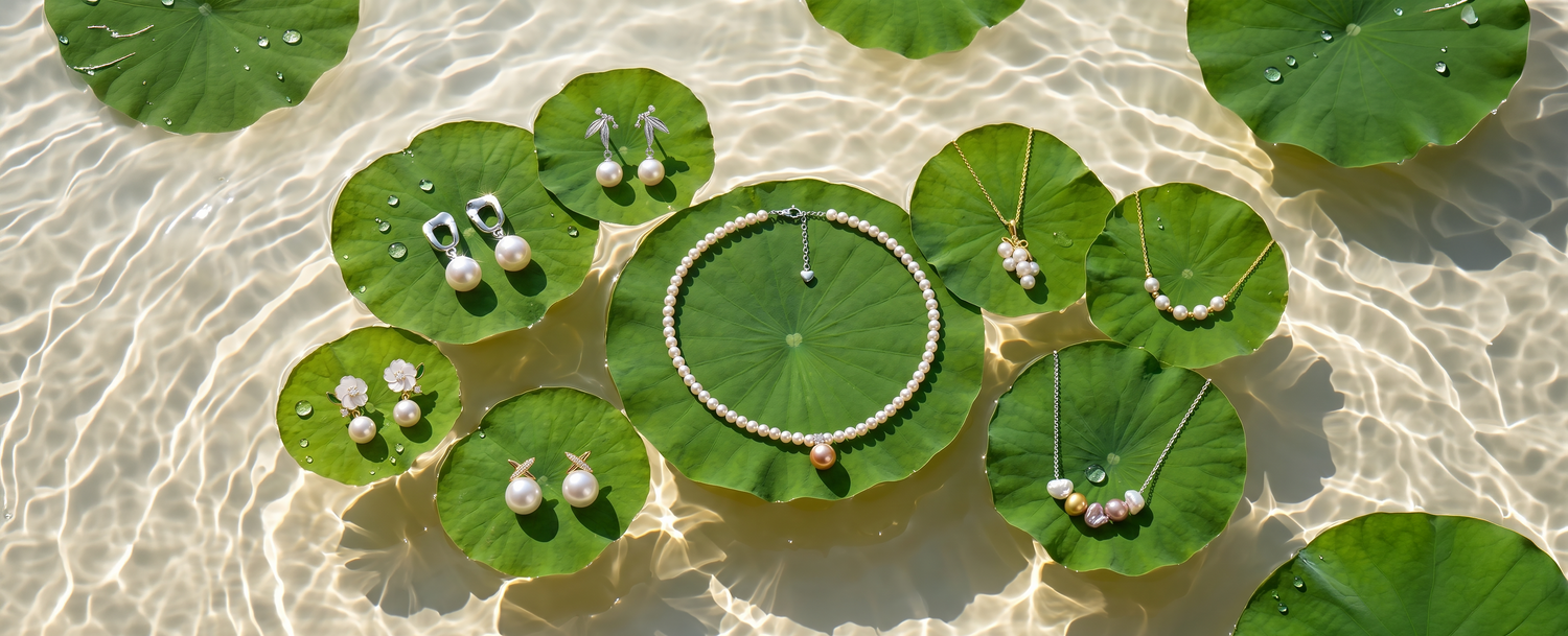 JESCOJES Pearl Jewelry for Summer