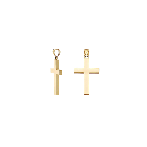 Unveiling the Timeless Appeal of a Solid Gold Cross Pendant for Men