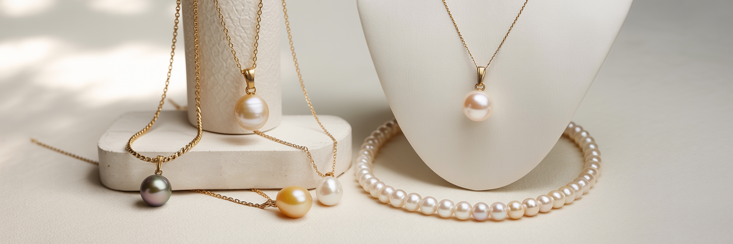 Pearl And Gold Necklaces