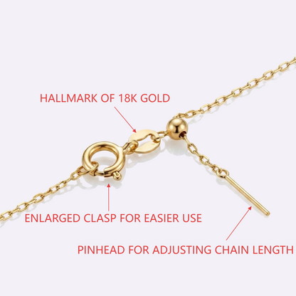 JESCOJES 18K Gold Upgraded Needle Clasp &amp; Pinhead-new