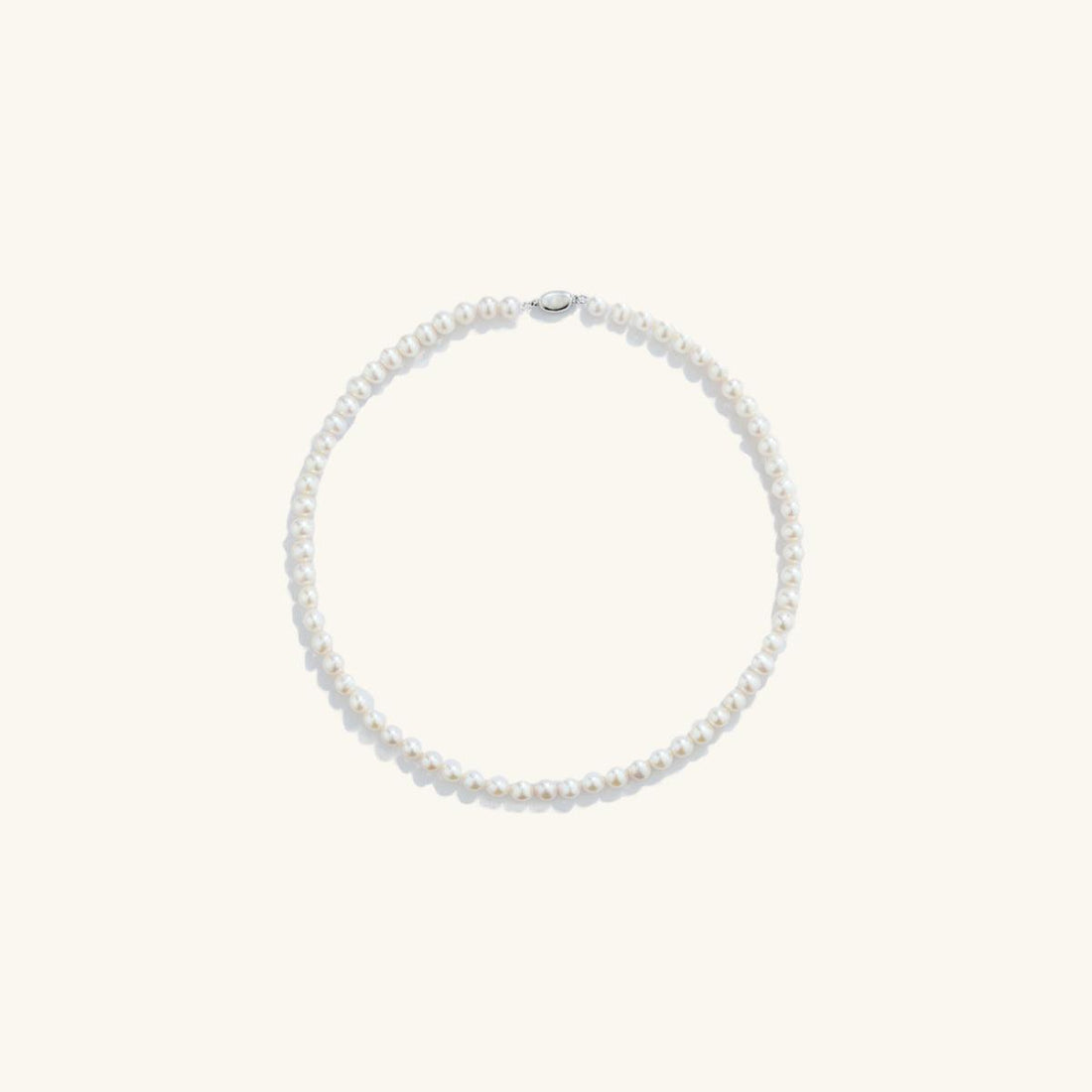 Charming Freshwater Pearl Strand Necklace 6-6.5mm 16" - JESCOJES