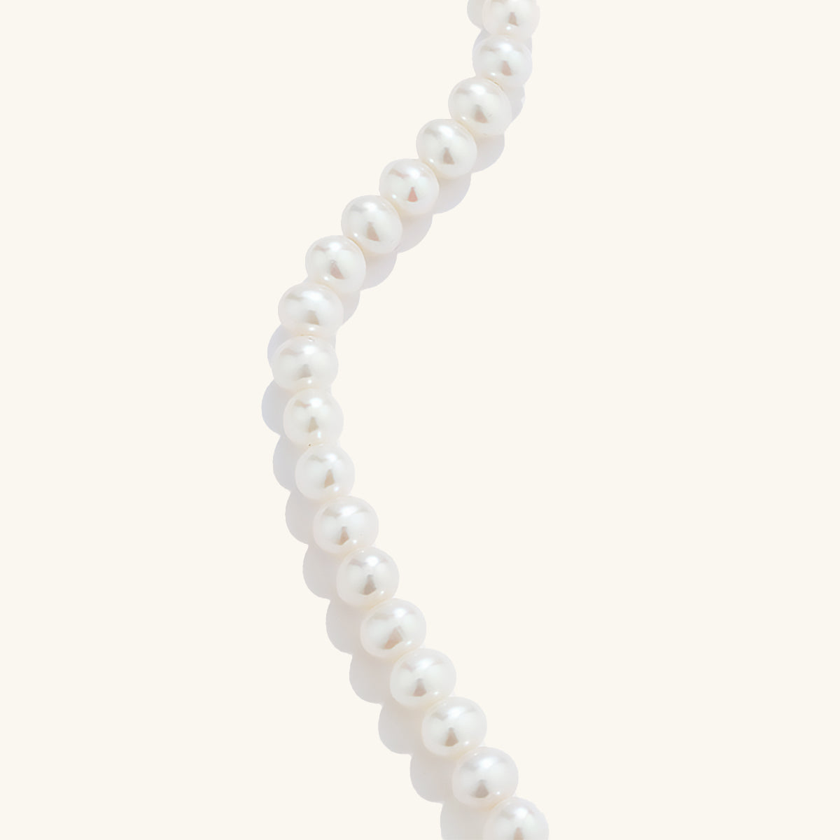 Charming Freshwater Pearl Strand Necklace 6-6.5mm 16&quot;