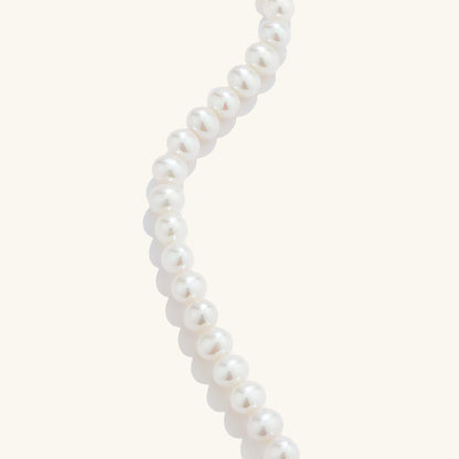Charming Freshwater Pearl Strand Necklace 6-6.5mm 16&quot; - JESCOJES