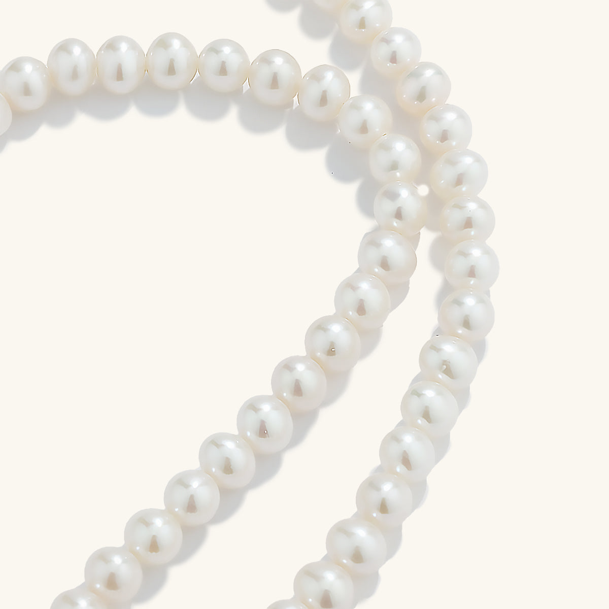 Charming Freshwater Pearl Strand Necklace 6-6.5mm 18&quot; - JESCOJES