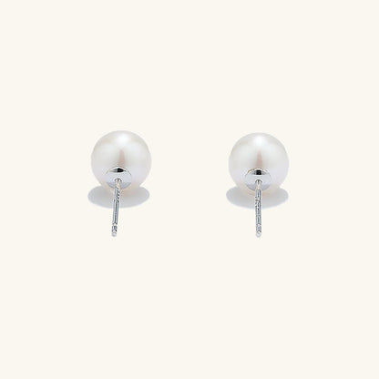 Charismatic Freshwater Pearl Stud Earrings 7-7.5mm - JESCOJES