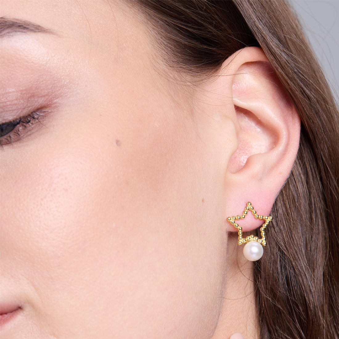 Lucky Star Freshwater Pearl Earrings - JESCOJES