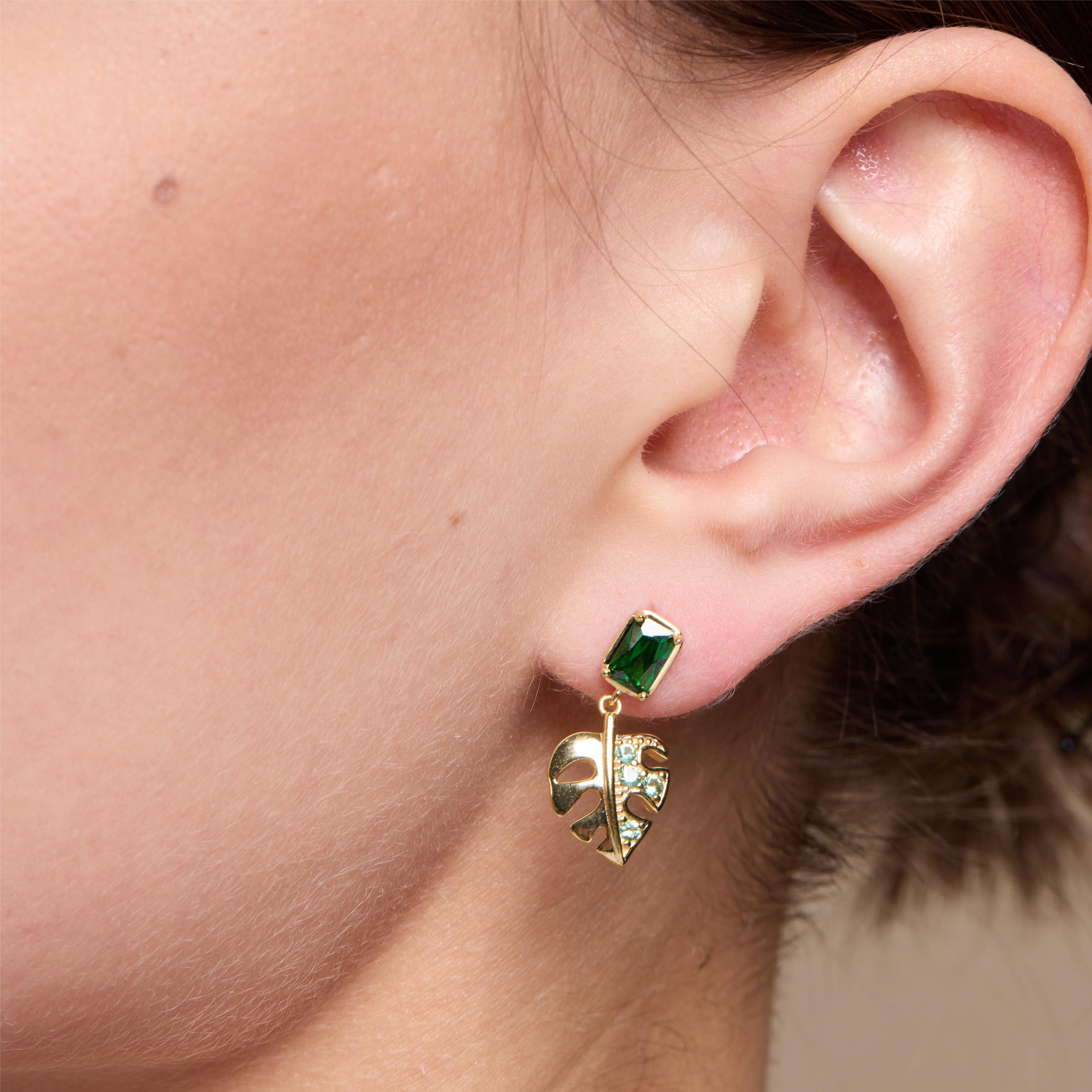 Fashion Leaf Drop Earrings - JESCOJES