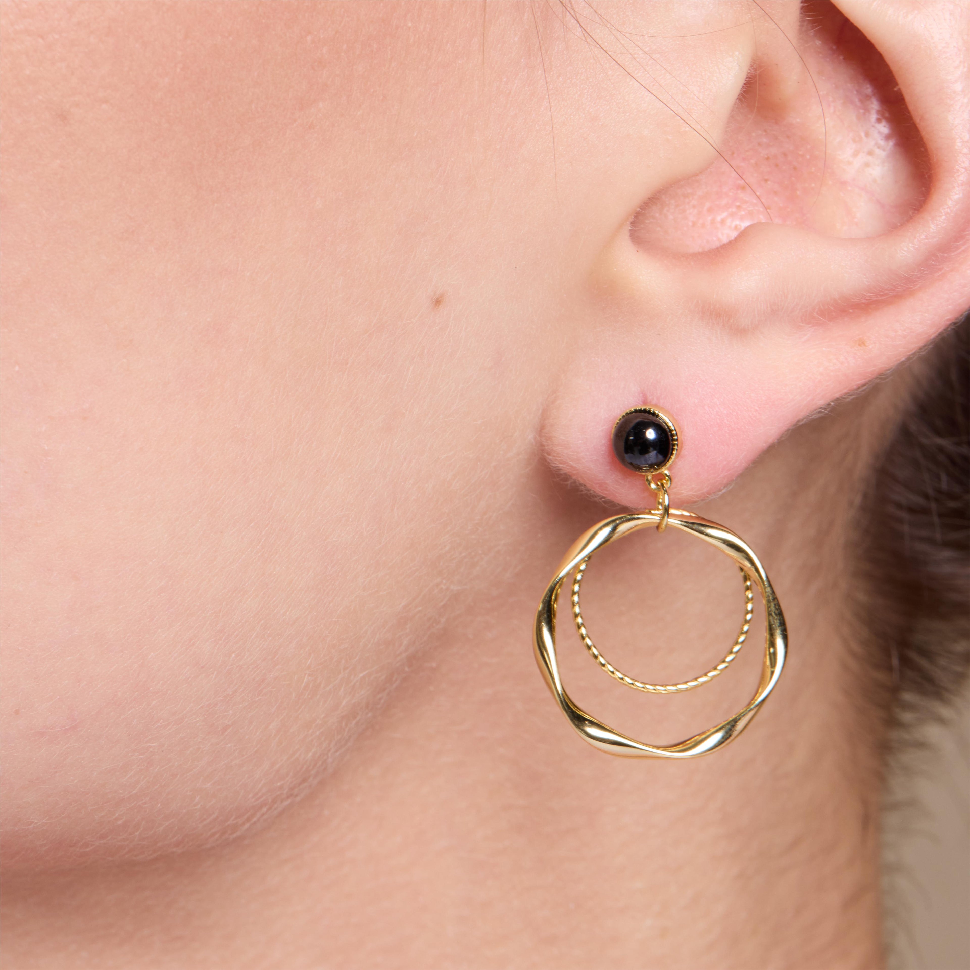 Classic Hoop Drop Earrings - JESCOJES