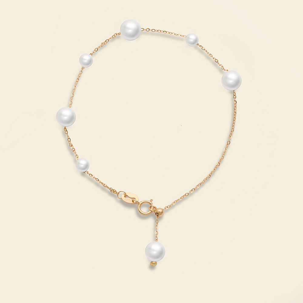 JESCOJES Starry Night AAA Freshwater Pearl Bracelet