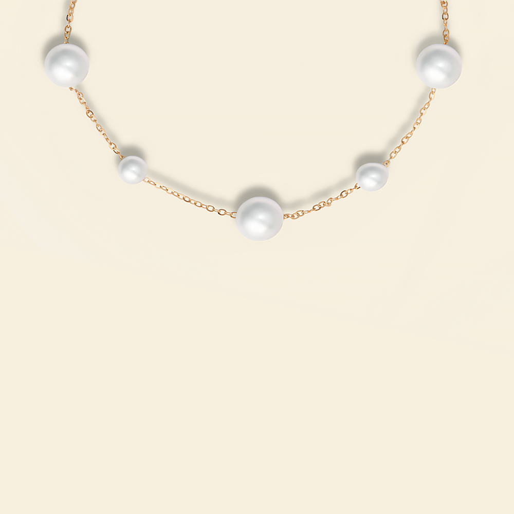 JESCOJES Starry Night AAA Freshwater Pearl Bracelet