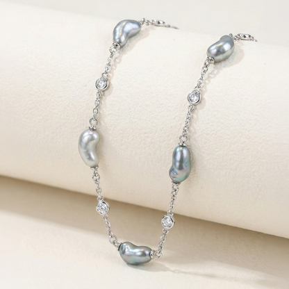 JESCOJES Organic Luxury Tahitian Keshi Pearl Bracelet