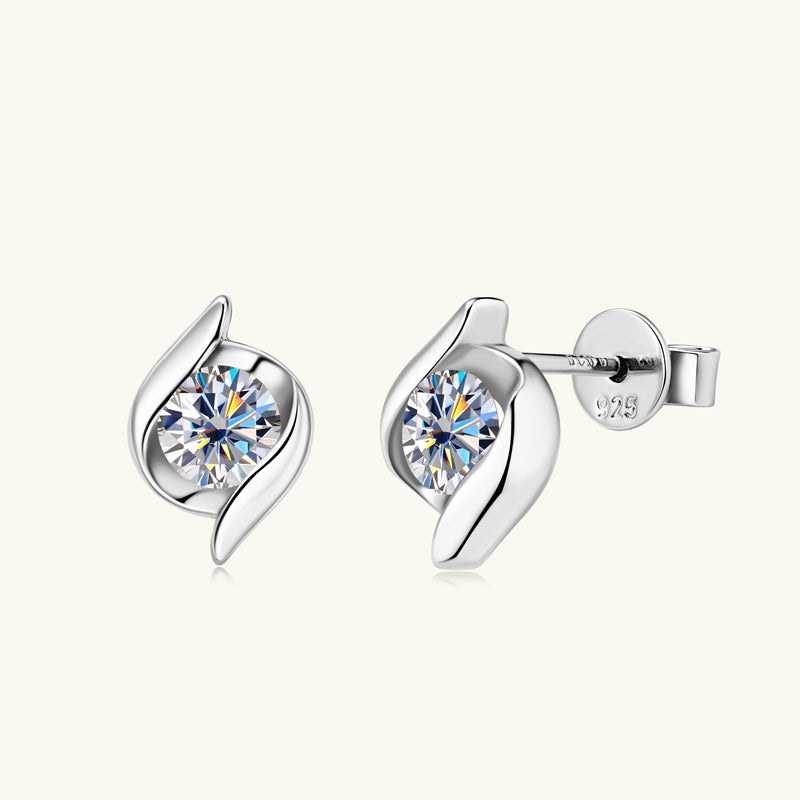 Grace Premium Moissanite Stud Earrings