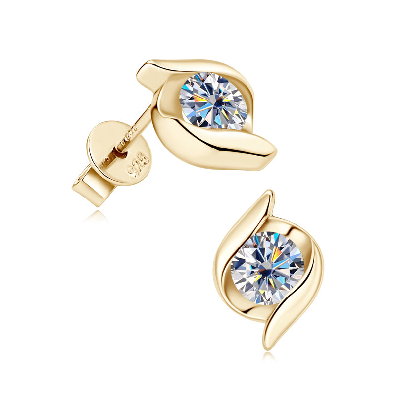 Grace Premium Moissanite Stud Earrings