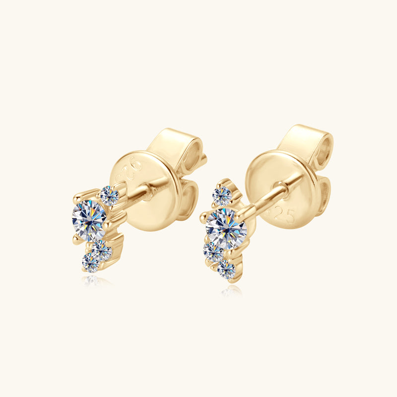 Vitality Premium Moissanite Stud Earrings