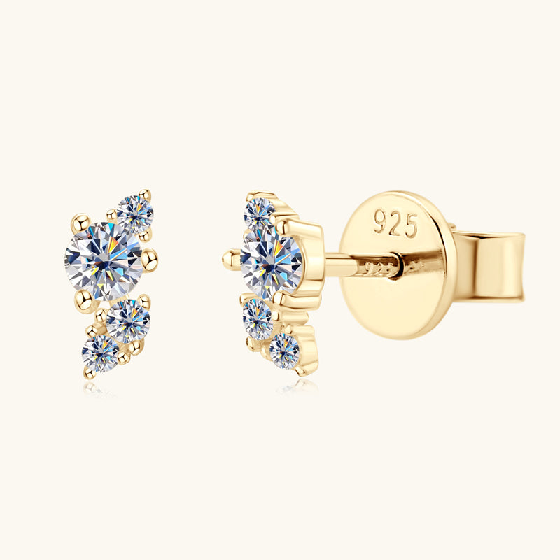 Vitality Premium Moissanite Stud Earrings