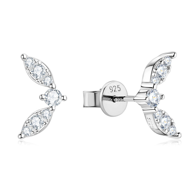 Chic Butterfly Premium Moissanite Stud Earrings